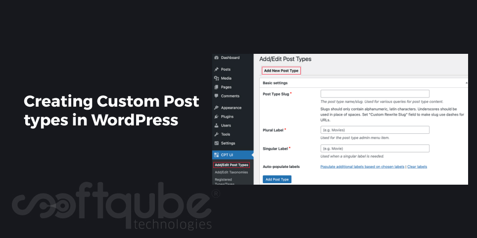 Creating Custom Post types in WordPress