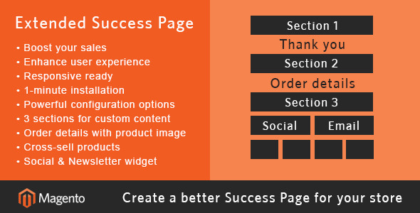 Magento Extended Success Page
