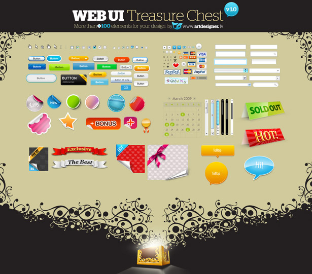 Web Design Treasure for Designers & Developers