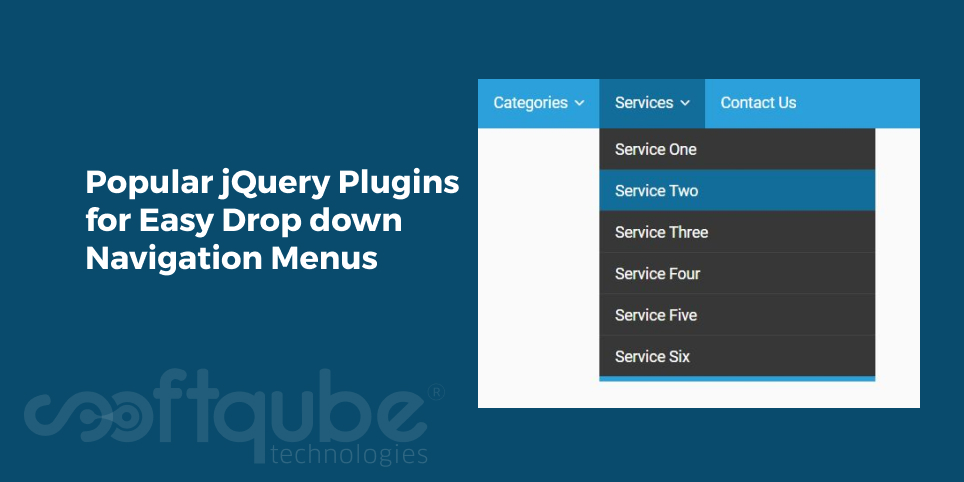 Popular jQuery Plugins for Easy Drop down Navigation Menus