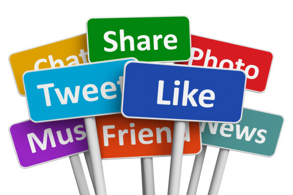 Social Likes, Comments and Shares