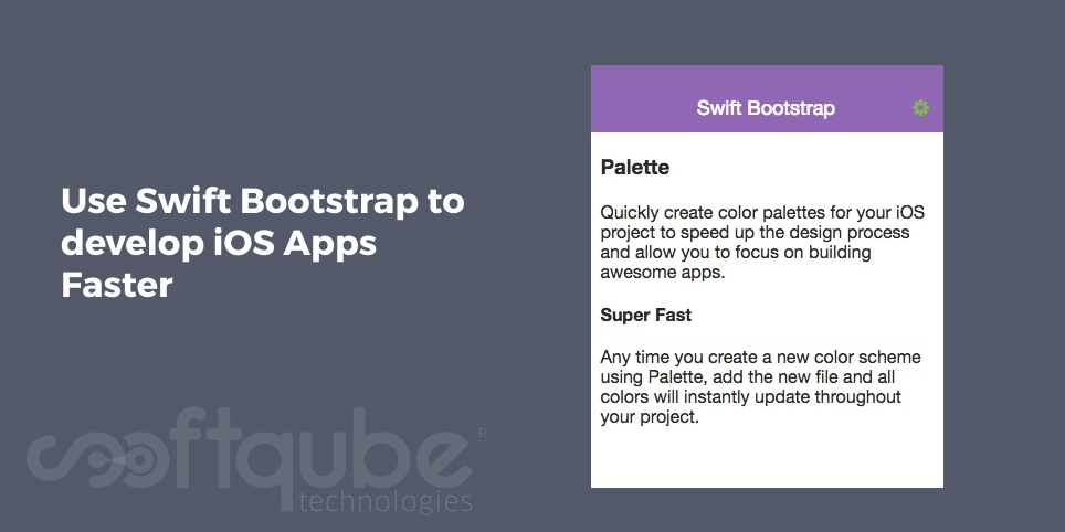 Use Swift Bootstrap to develop iOS Apps Faster
