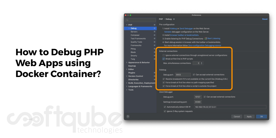 How to Debug PHP Web Apps using Docker Container?