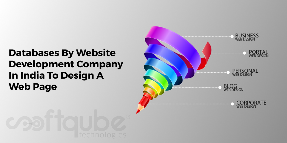 Databases By Website Development Company In India To Design A Web Page
