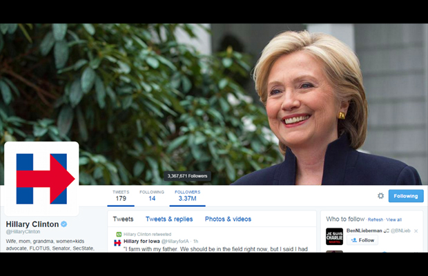 Hillary Clinton on Social Media