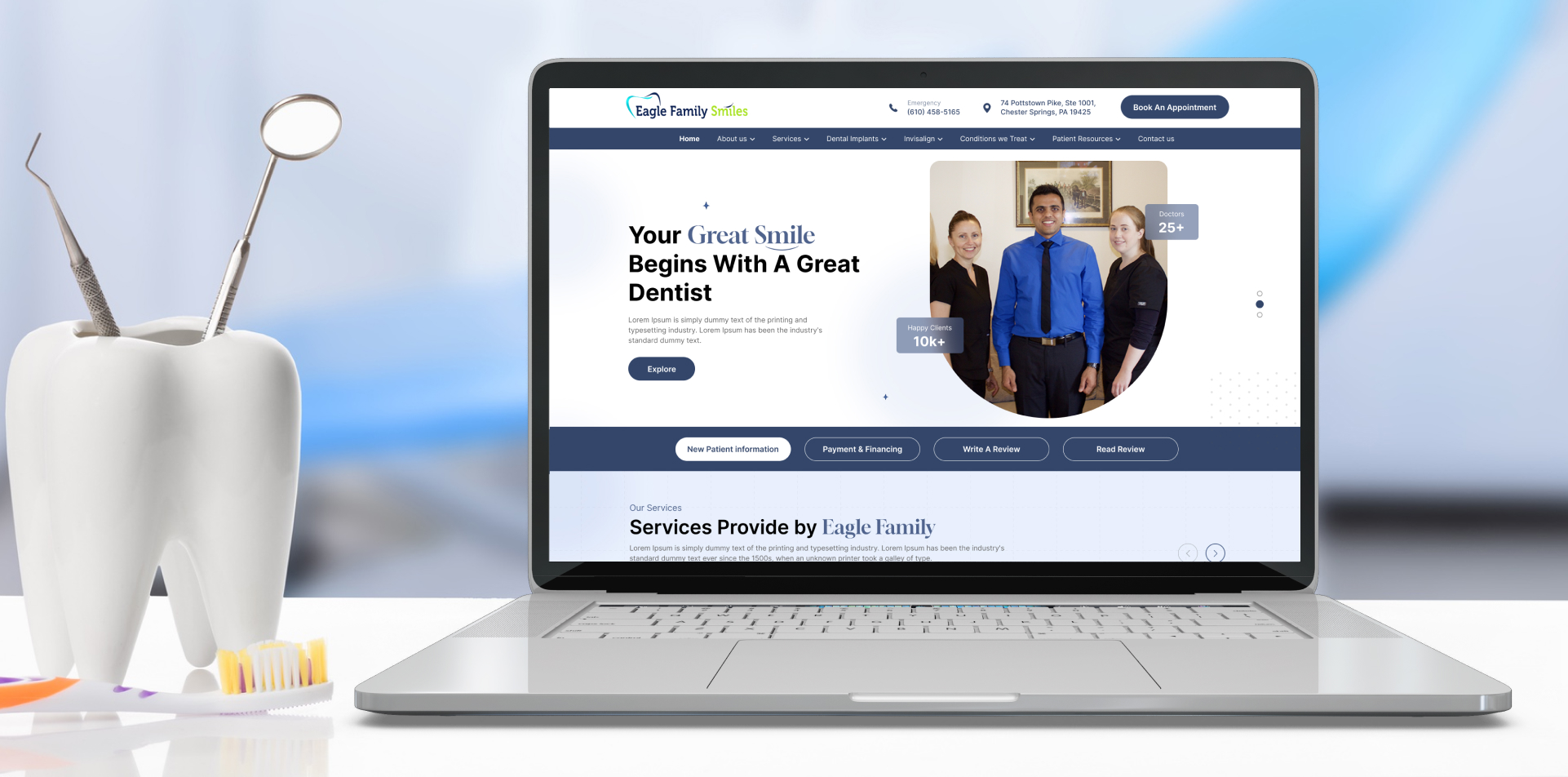 Eagle Family Smiles: How a New Landing Page Sparked Transformation