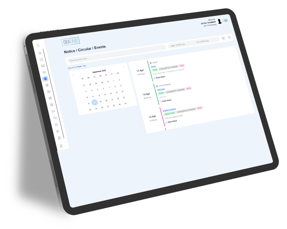 Notice Circular Events
