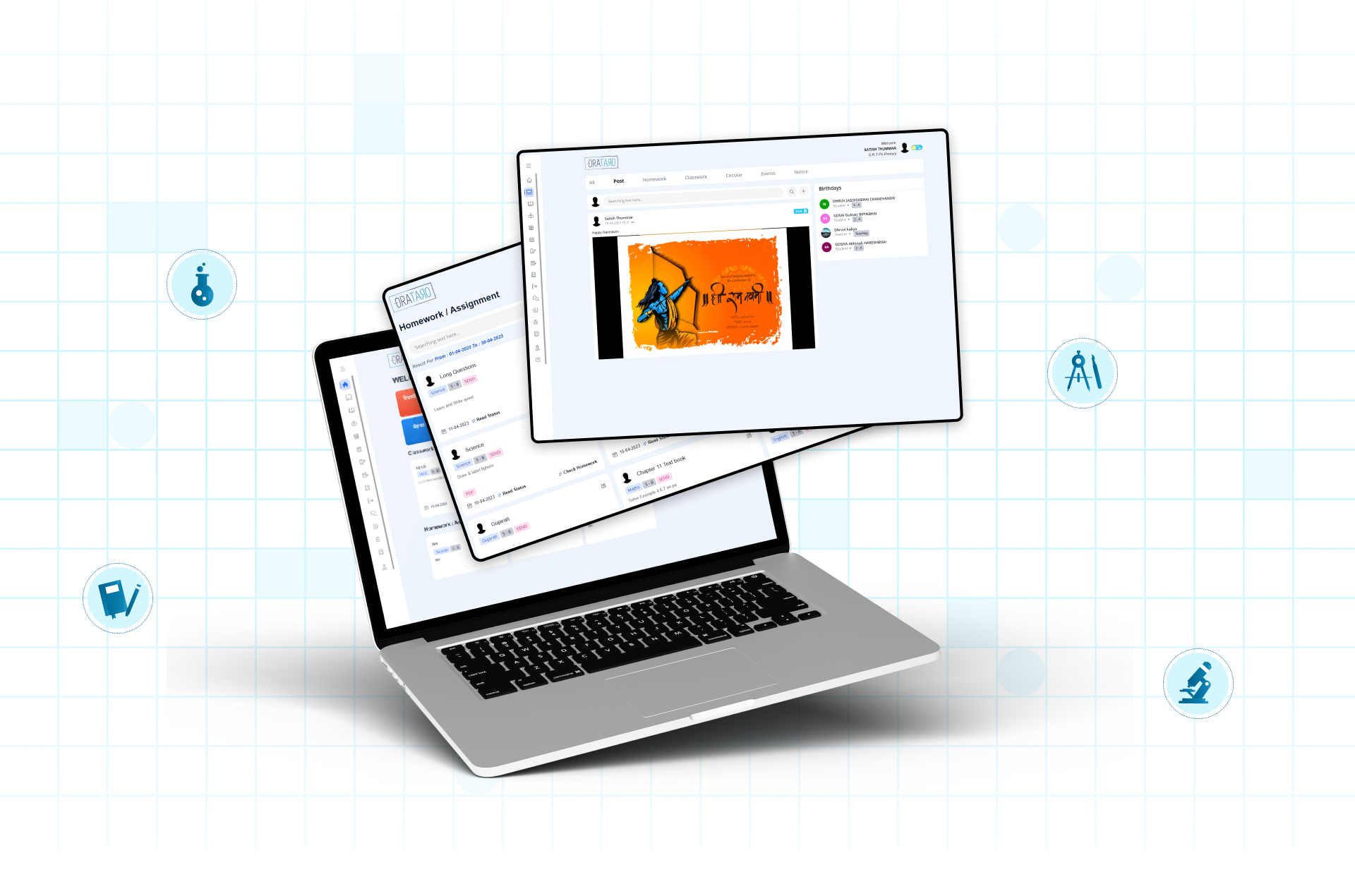 ORATARO Dashboard - UI Design